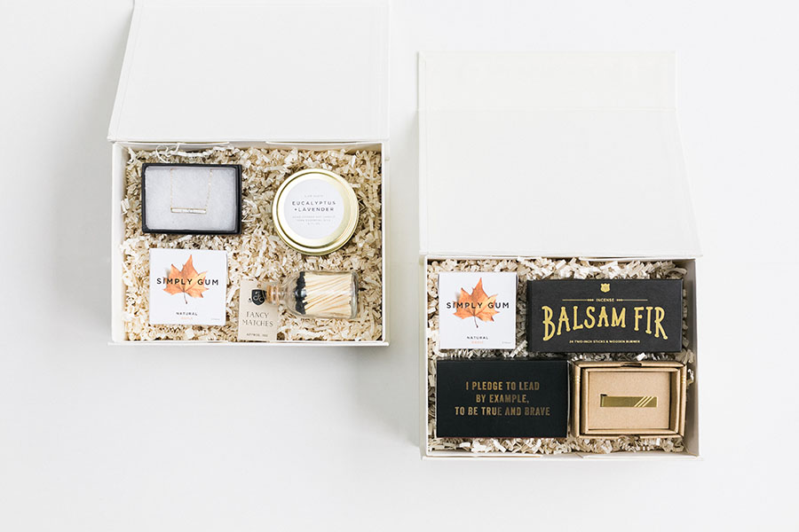 my bees box curated gift boxes, personal branding photography for wedding and event planners, creatives, designers, florists, coaches, and consultants; photo by my brand photographer in milwaukee, wisconsin
