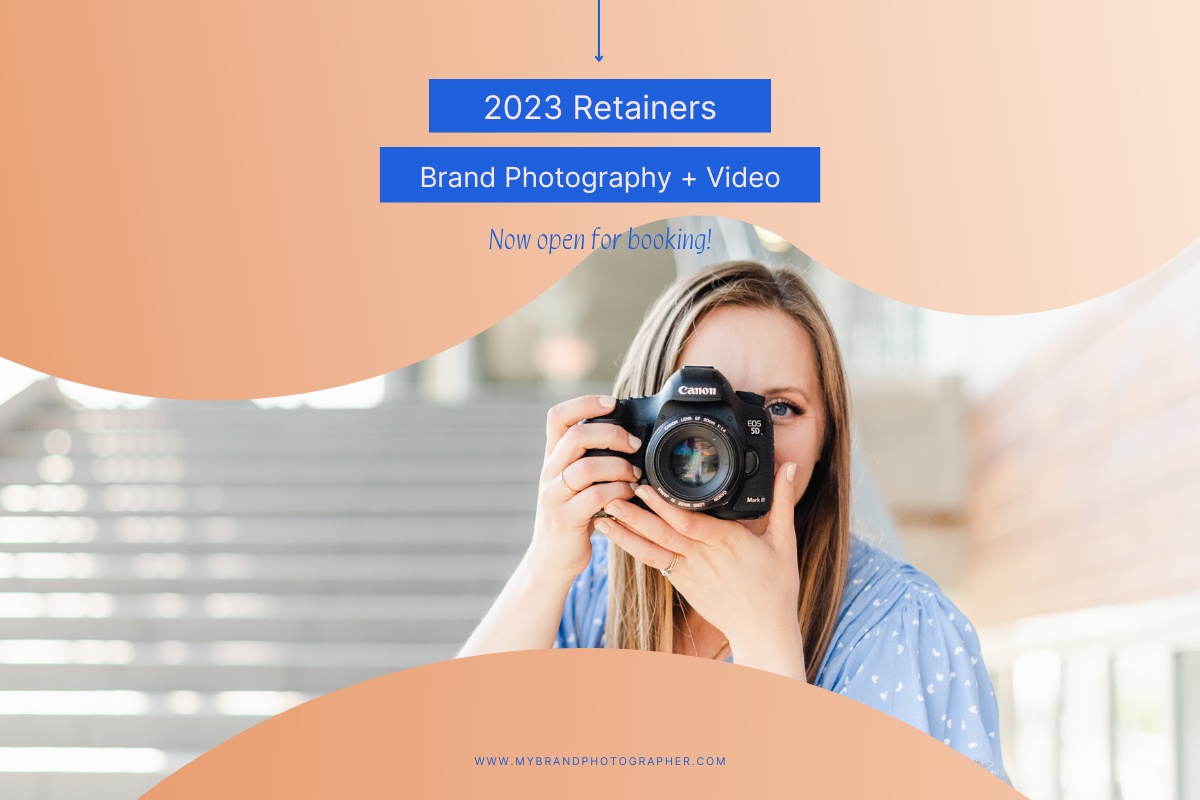 2023 Brand photography and video Retainers now open for booking for women entrepreneurs and women business owners