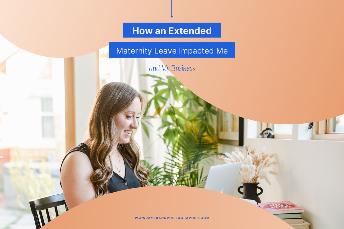how an extended maternity leave impacted my small woman-owned creative business, out of office time