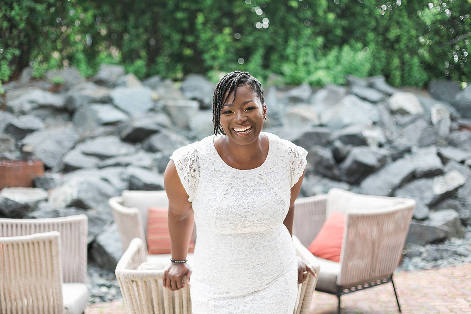 woman in a white dress brand photos for a transformational life coach